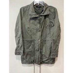 Forever 21 Utility Jacket, Medium, Olive‎ Green